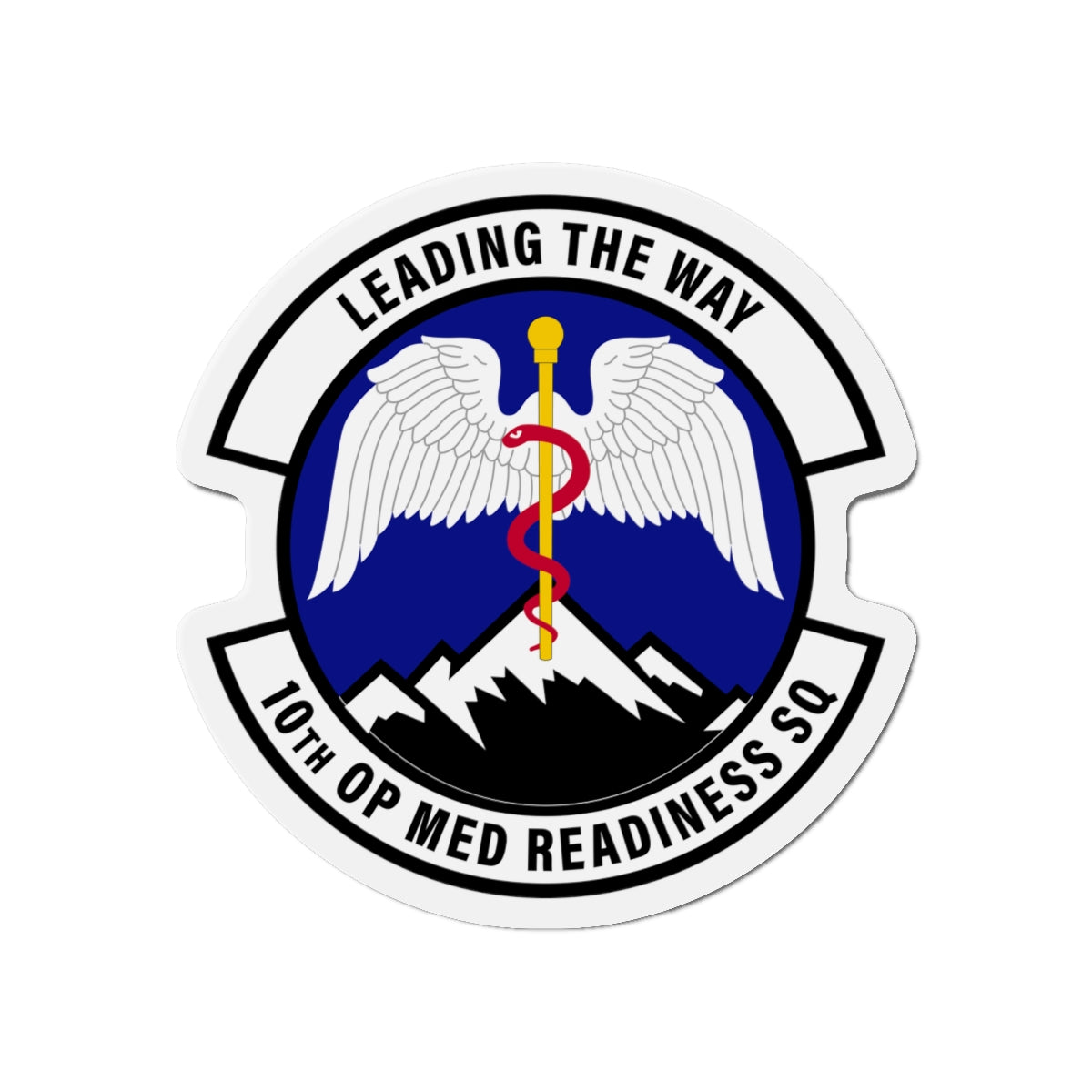Die-Cut Magnet - USAF - 10th Operational Medical Readiness Sq wo txt