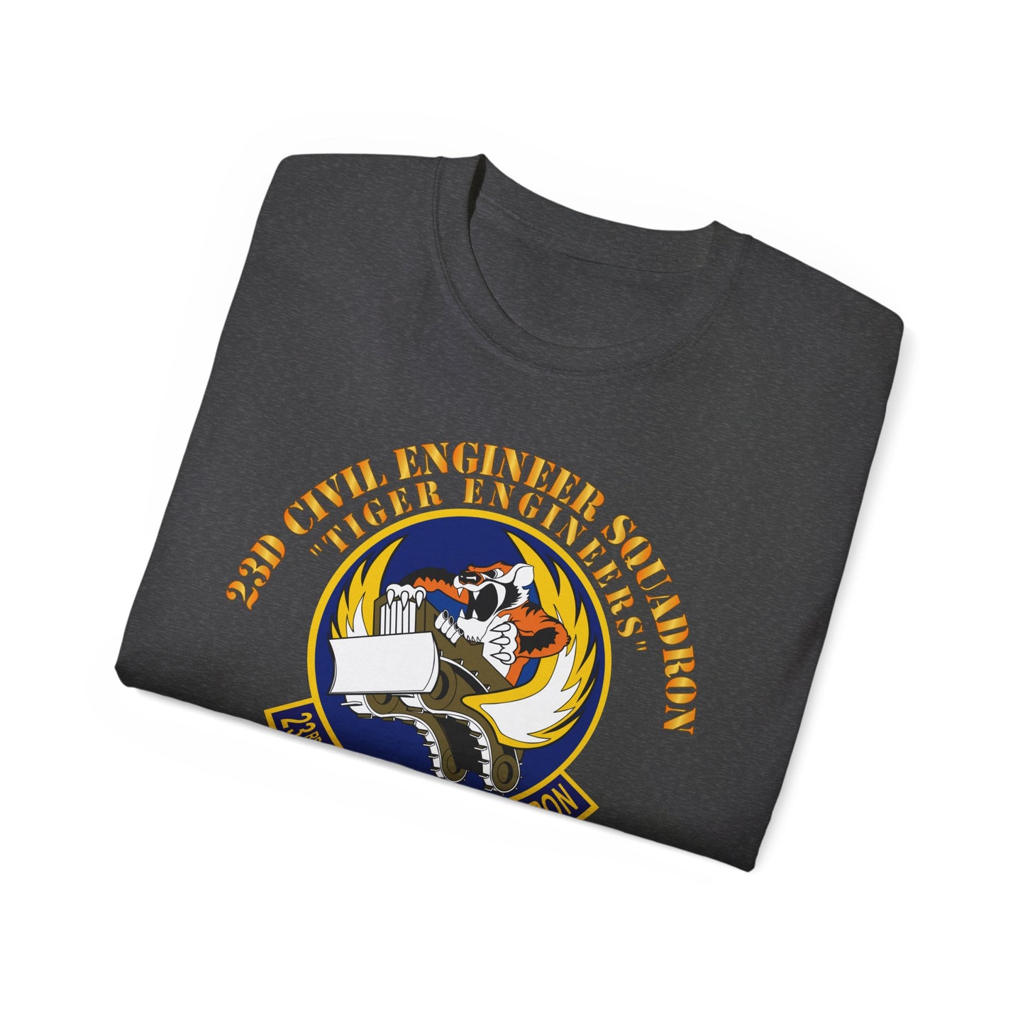 Unisex Ultra Cotton Tee - USAF - 23d Civil Engineer Squadron - Tiger Engineers - Moody AFB, GA