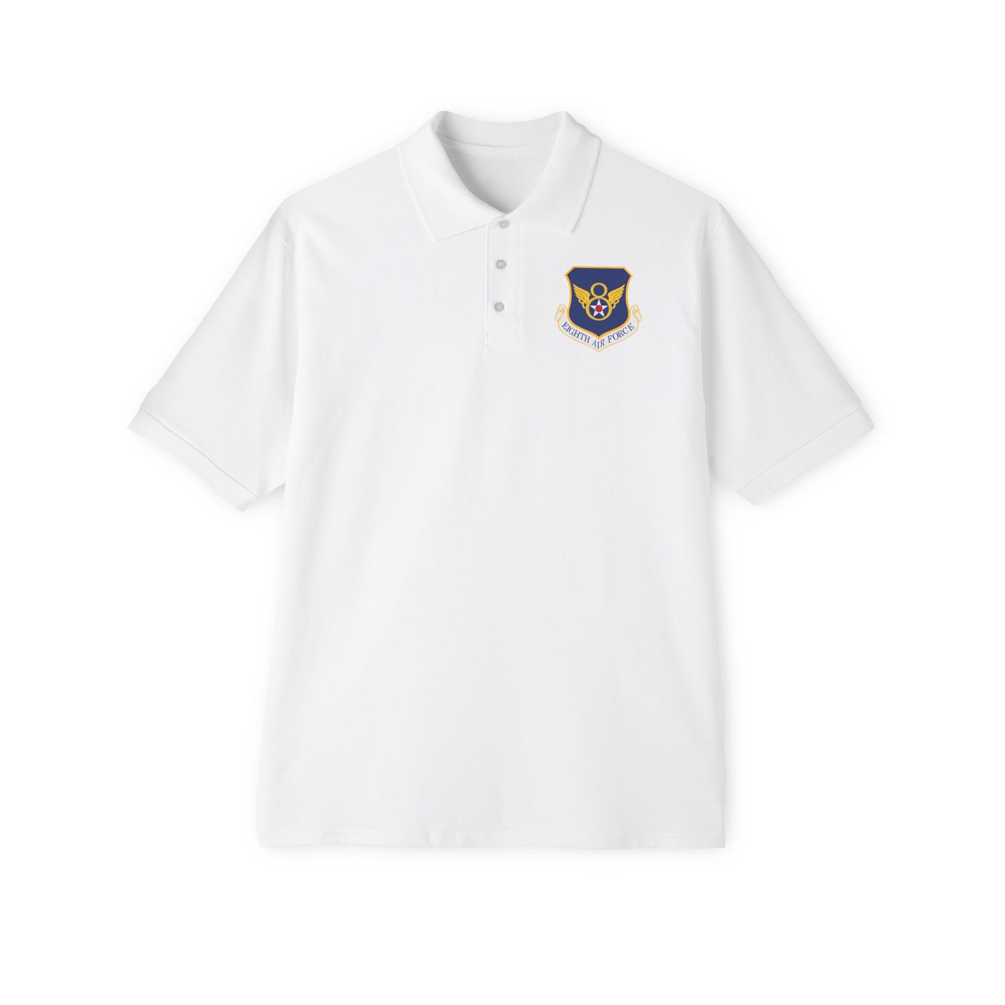 Men's Piqué Polo - USAF - 8th Air Force wo txt X 300