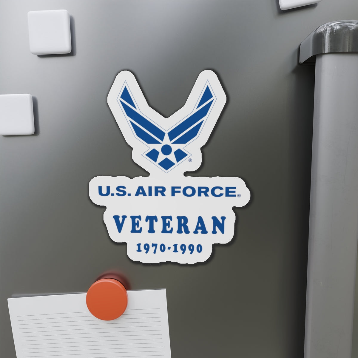 Die-Cut Magnet - USAF - Air Force - Veteran w years