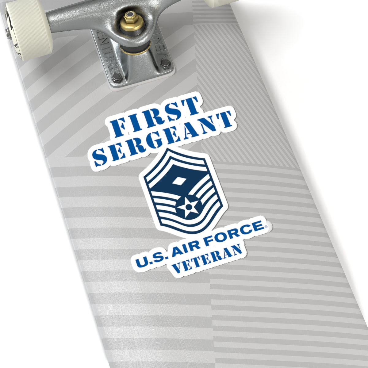 Kiss-Cut Stickers - USAF - First Sergeant (E8b) - 2020 - Veteran