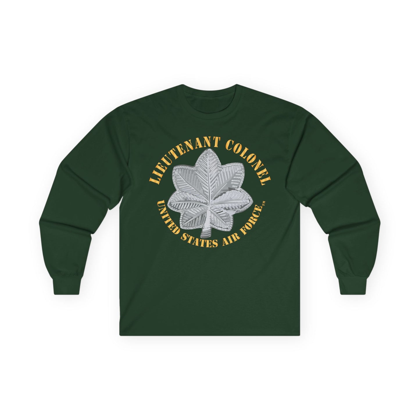 Unisex Ultra Cotton Long Sleeve Tee - USAF - Lieutenant Colonel - LTC - TM X 300