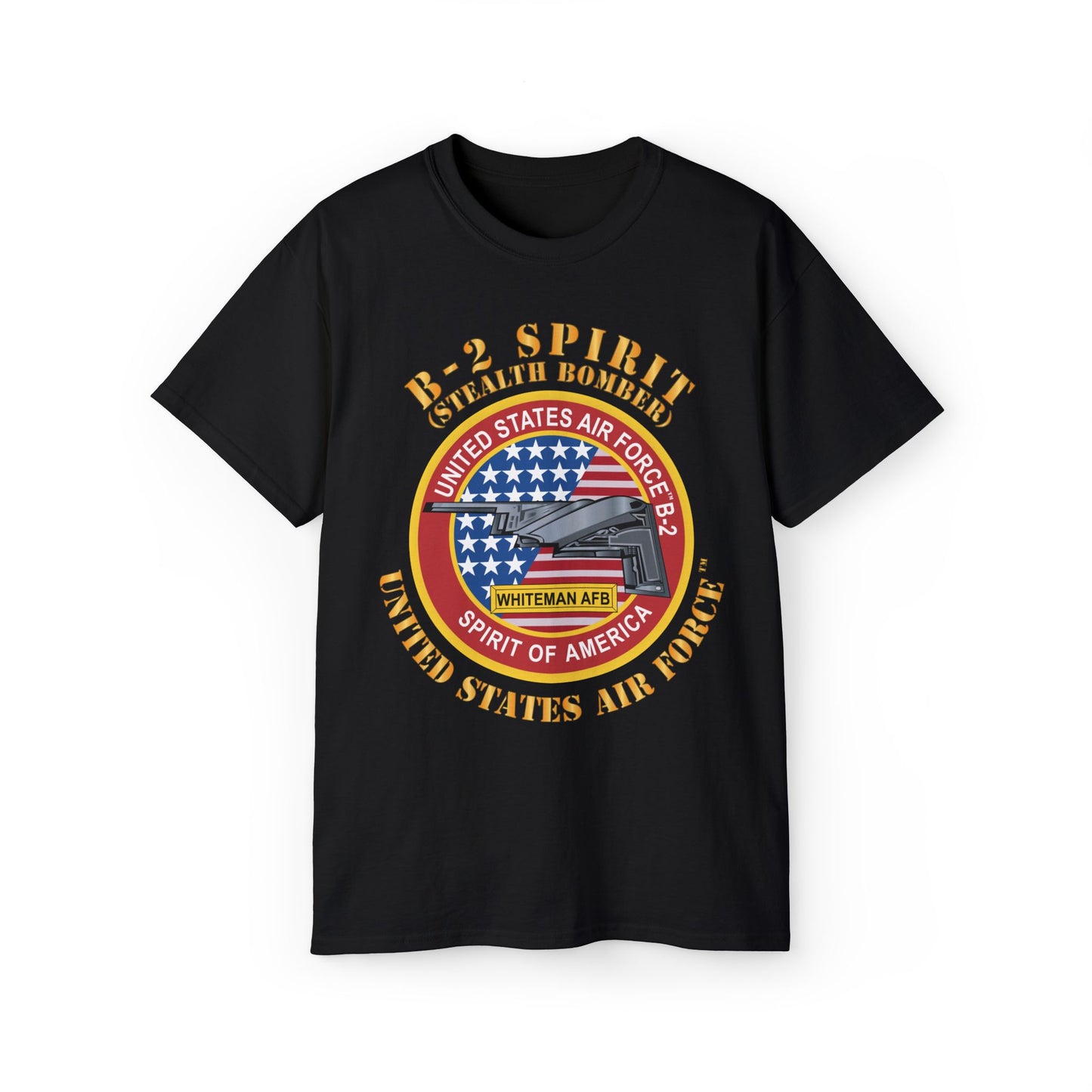 Unisex Ultra Cotton Tee - USAF - B2 - Spirit - Stealth Bomber X 300