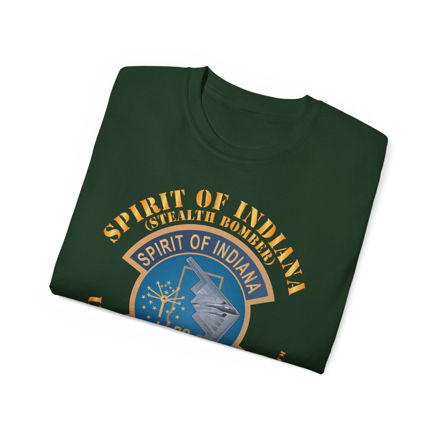 Unisex Ultra Cotton Tee - USAF - B2 - Spirit of Indiana - Stealth Bomber X 300