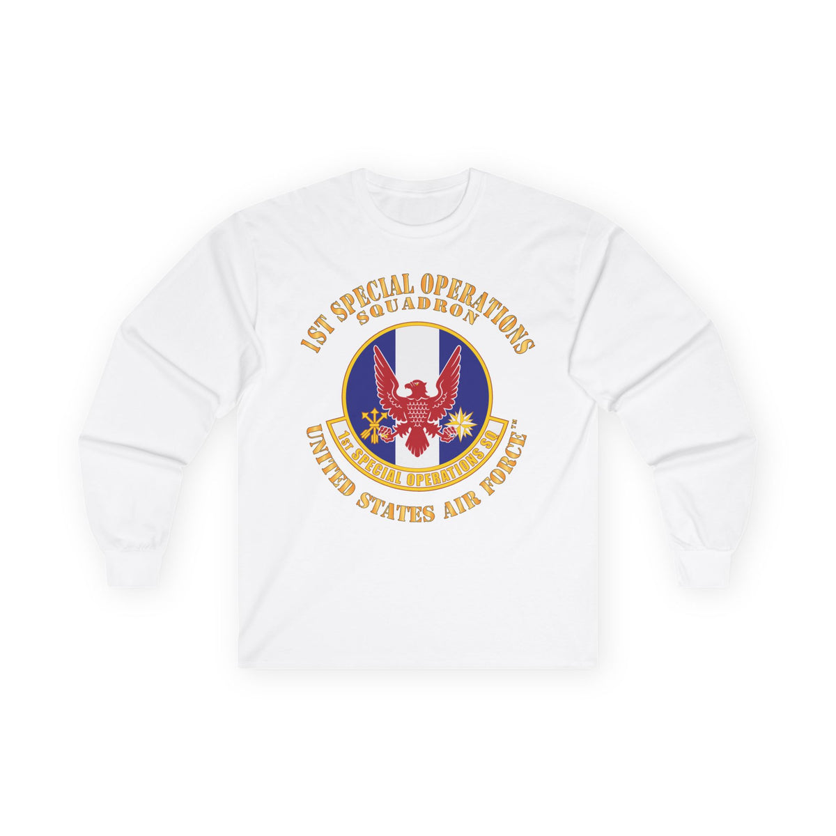 Unisex Ultra Cotton Long Sleeve Tee - USAF - 1st Special Operations Squadron X 300