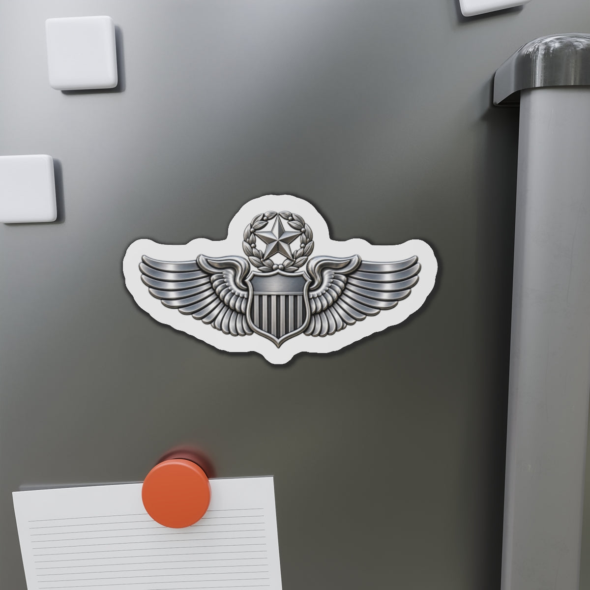 Die-Cut Magnet - USAF - Master Pilot Badge wo txt - 3D - Enhanced
