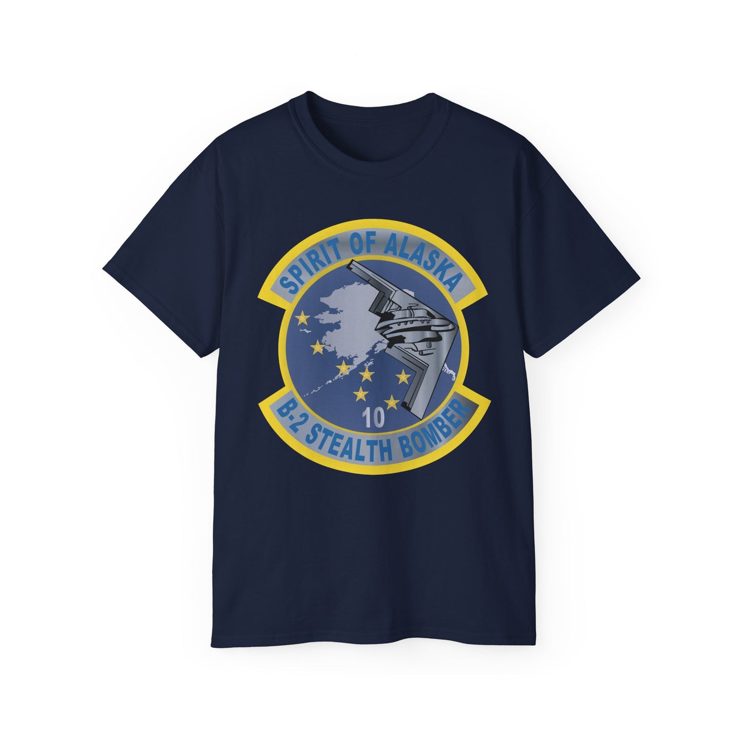 Unisex Ultra Cotton Tee - USAF - B2 - Spirit of Alaska - Stealth Bomber wo txt X 300