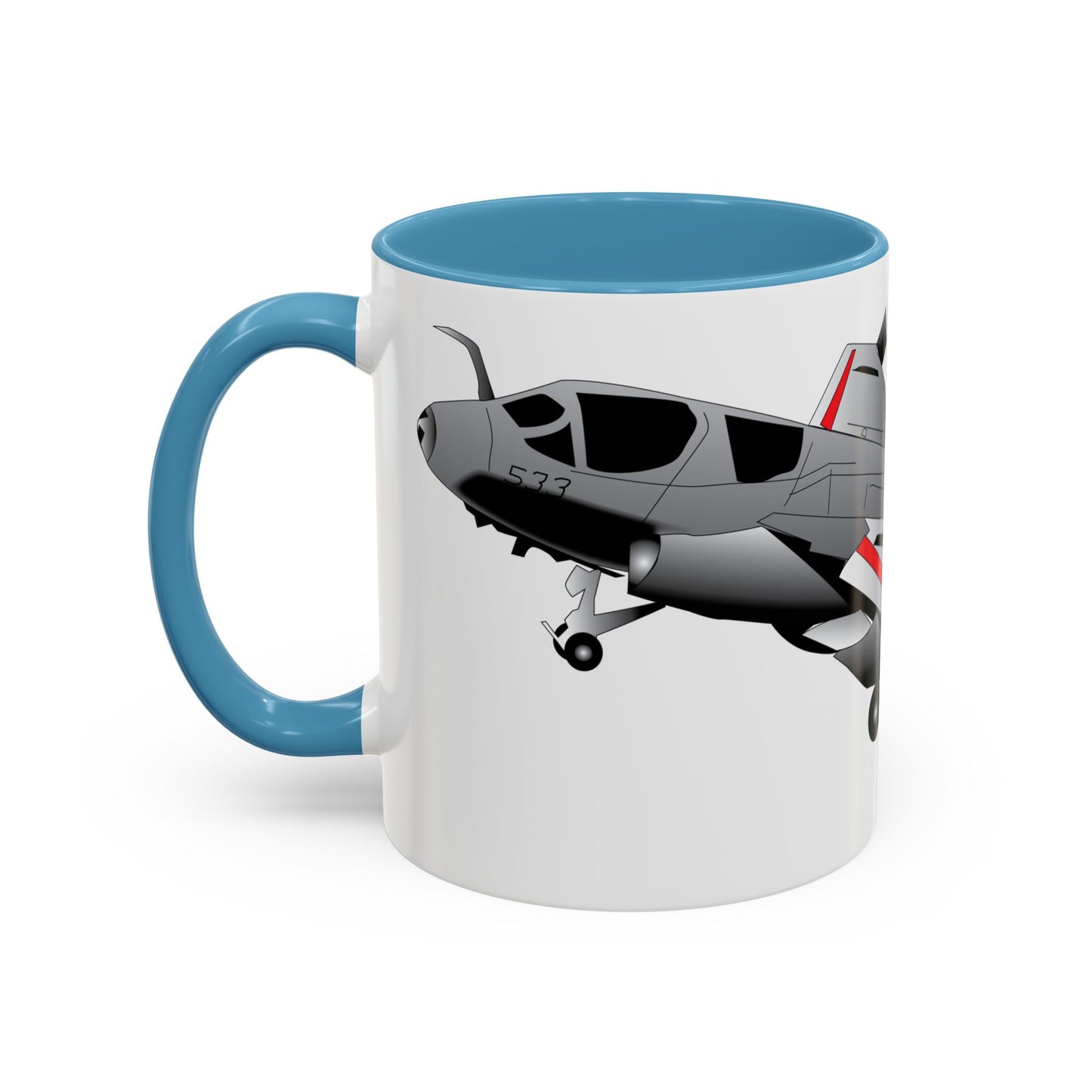 Accent Coffee Mug (11oz & 15oz) - Aircraft - Navy - A-6A Intruder X 300
