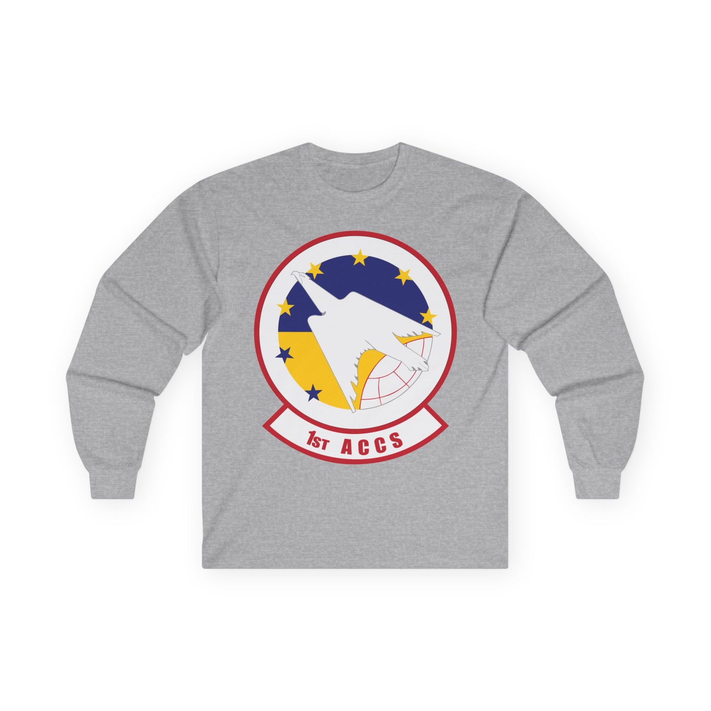 Unisex Ultra Cotton Long Sleeve Tee - USAF - 1st Airborne Command Control Squadron (ACC) wo txt X 300