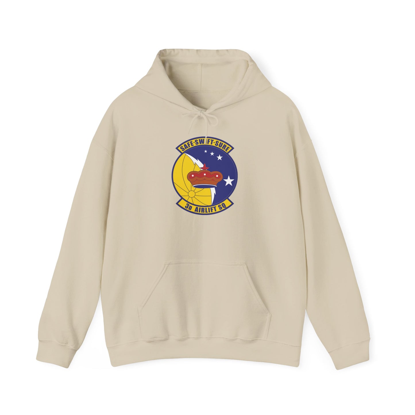 Unisex Heavy Blend Hooded Sweatshirt - USAF - 3rd Airlift Squadron wo txt