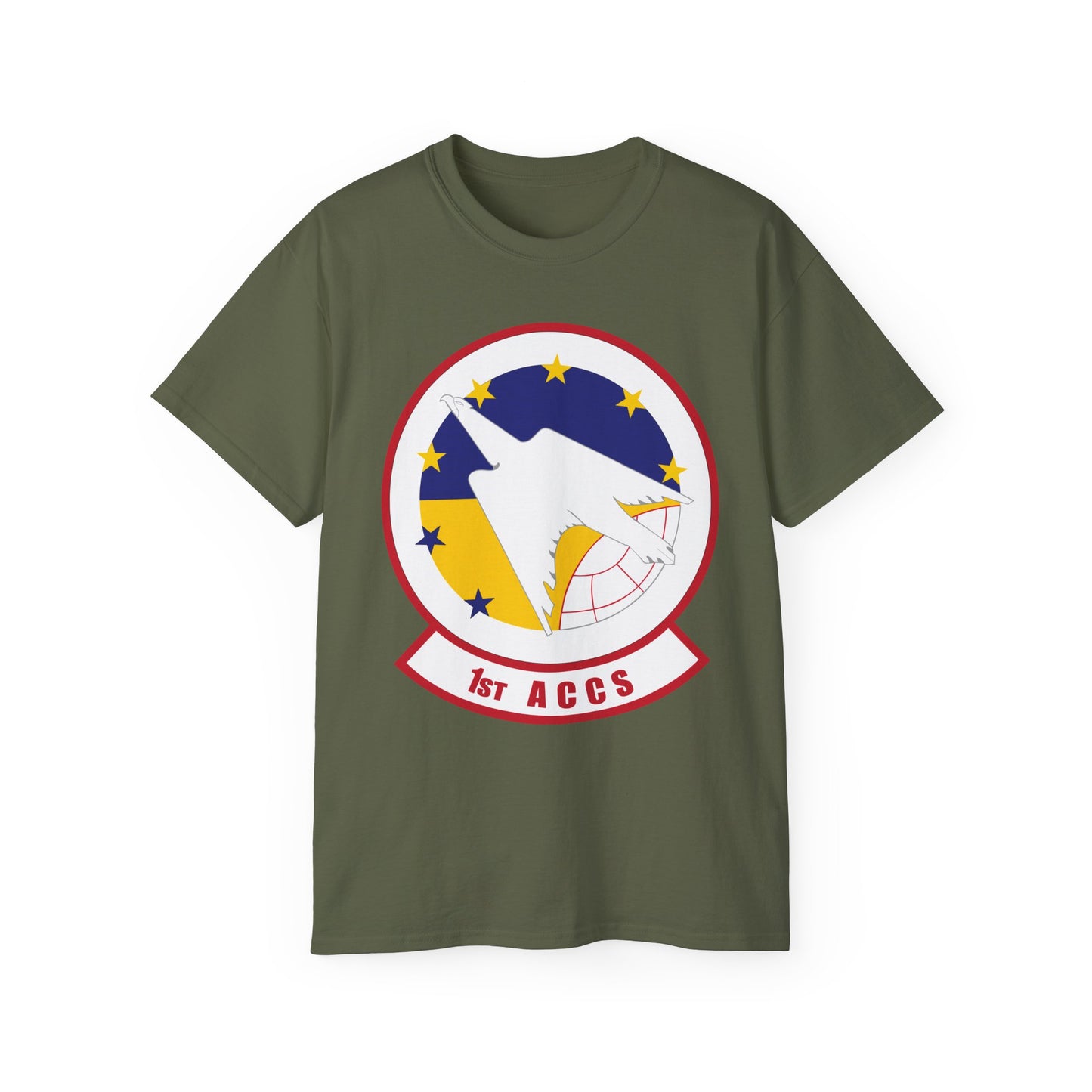 Unisex Ultra Cotton Tee - USAF - 1st Airborne Command Control Squadron (ACC) wo txt X 300