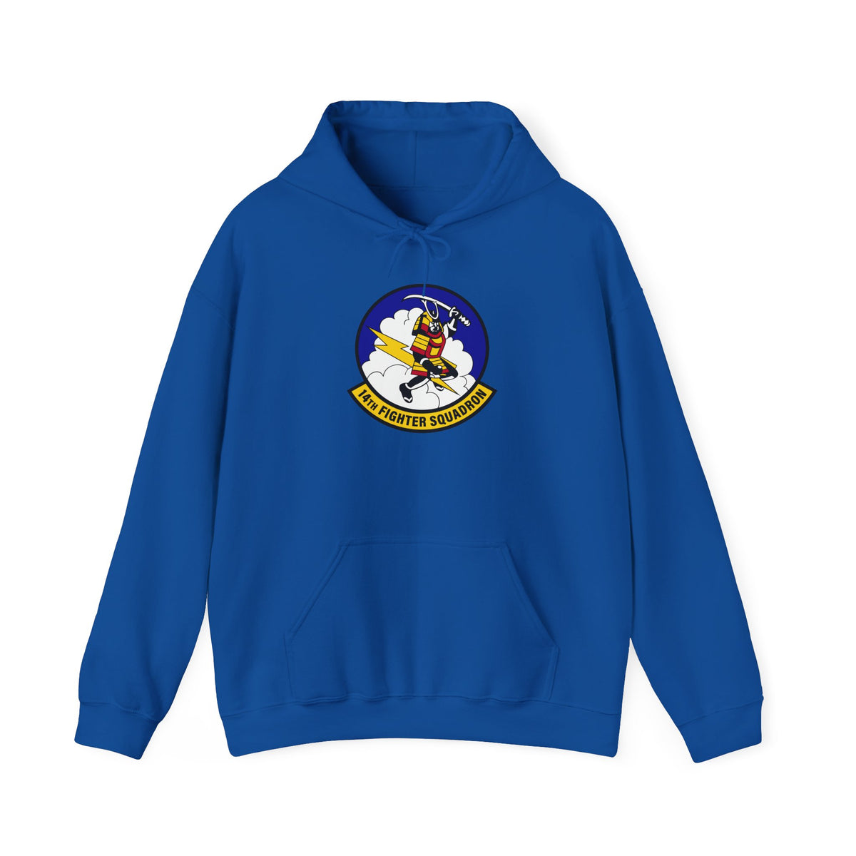 Unisex Heavy Blend Hooded Sweatshirt - USAF - 14th Fighter Squadron wo txt