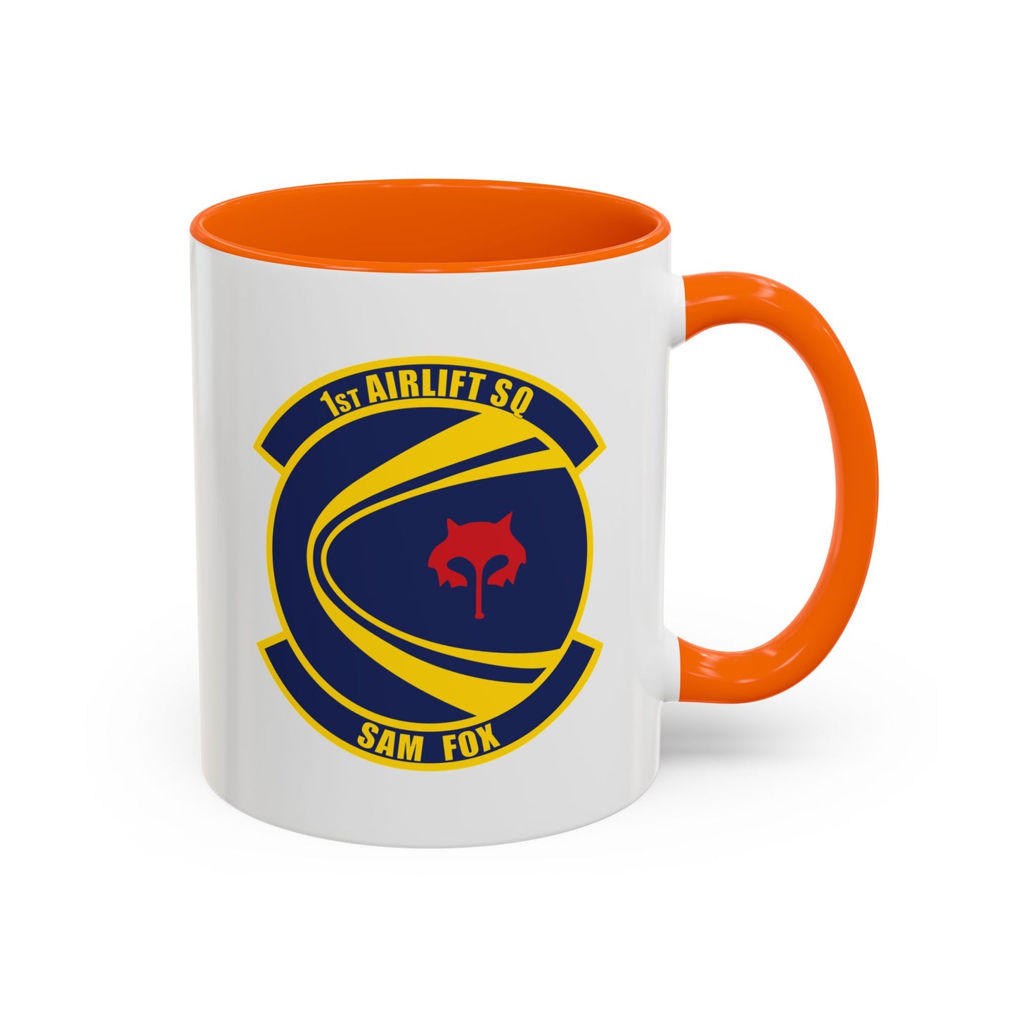 Accent Coffee Mug (11oz & 15oz) - USAF - 1st Airlift Squadron wo txt X 300