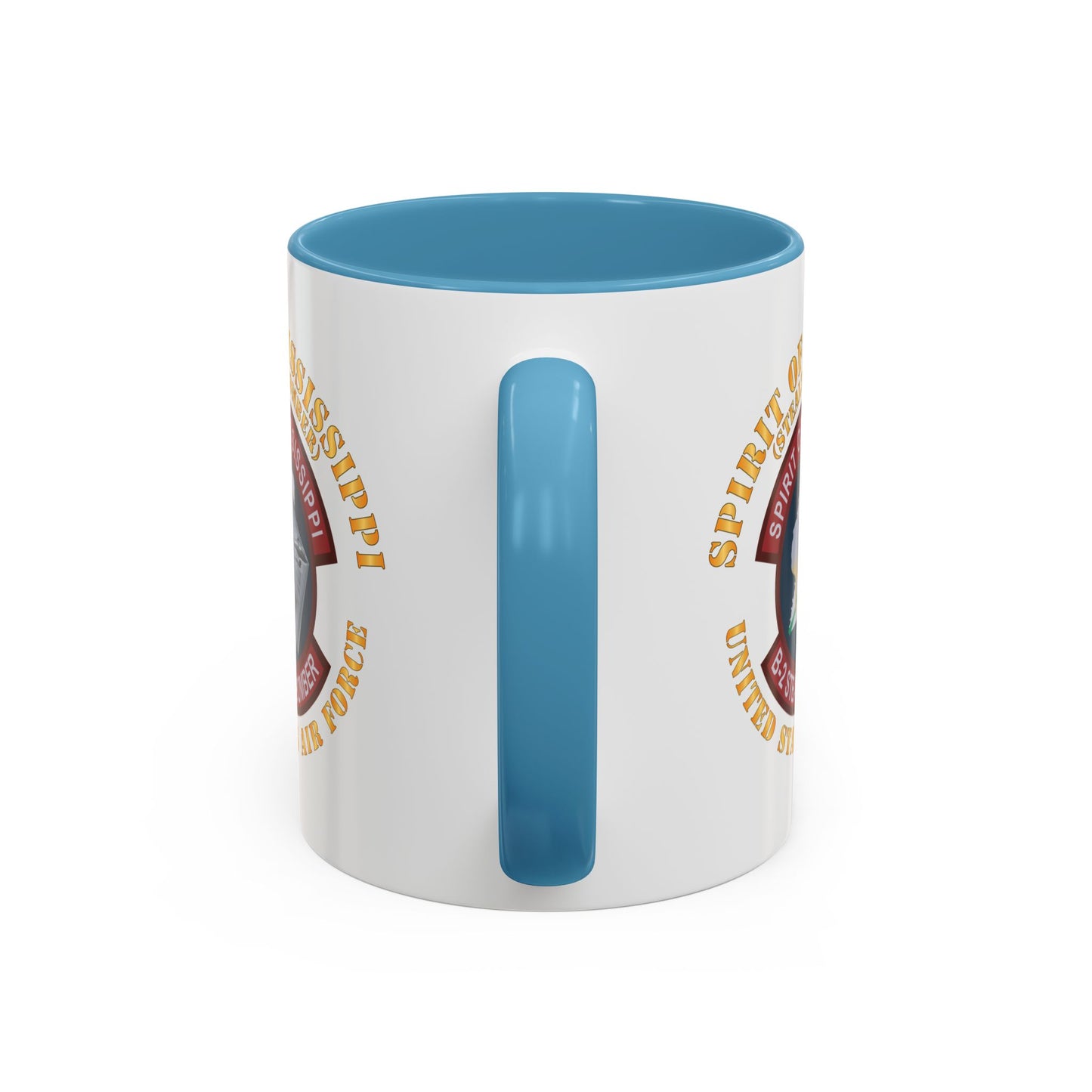 Accent Coffee Mug (11oz & 15oz) - USAF - B2 - Spirit of Mississippi - Stealth Bomber X 300