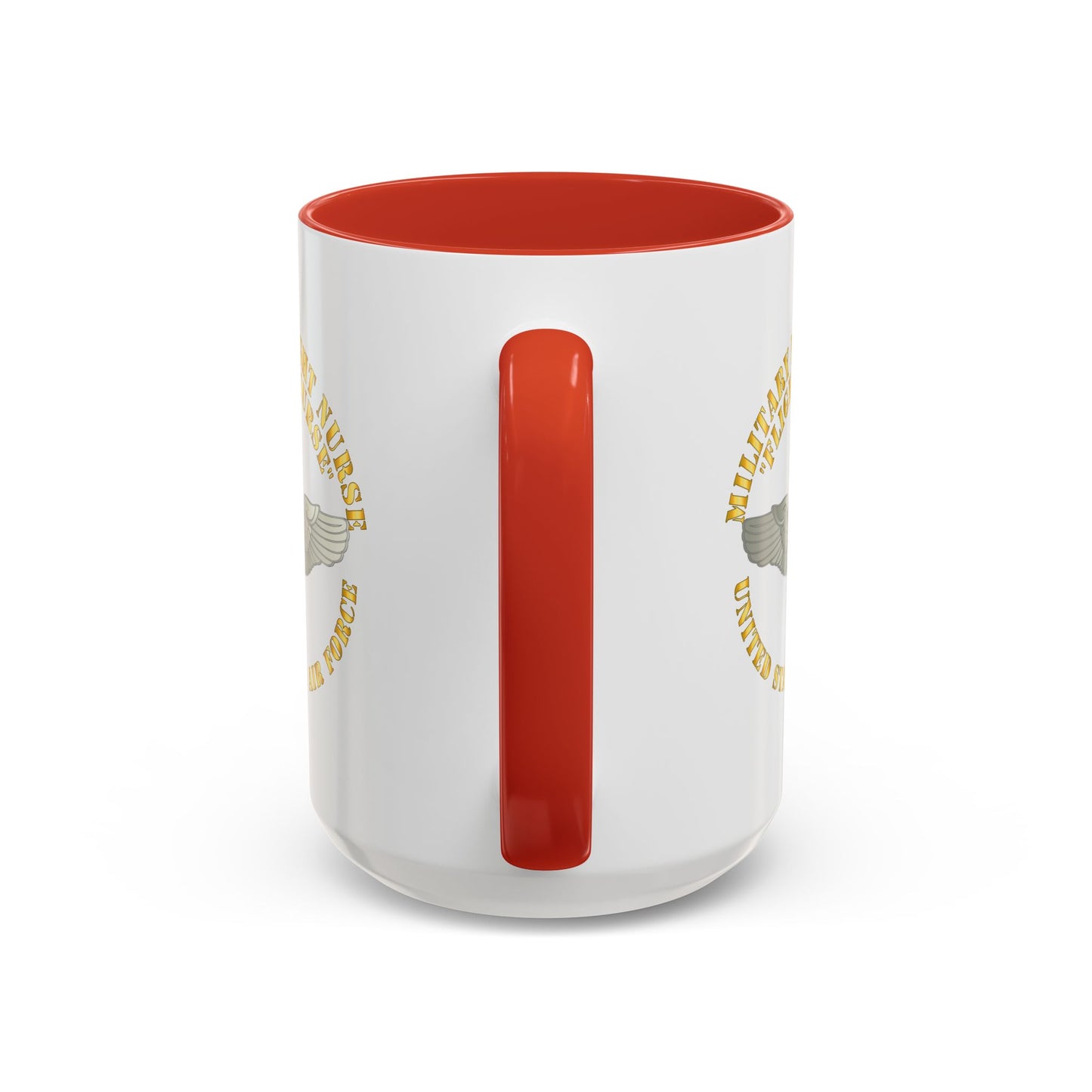Accent Coffee Mug (11oz & 15oz) - USAF - Military Flight Nurse - Flight Nurse - Basic