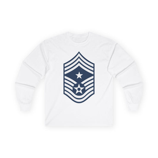 Unisex Ultra Cotton Long Sleeve Tee - USAF - Command Chief Master Sergeant (E9c) - 2020