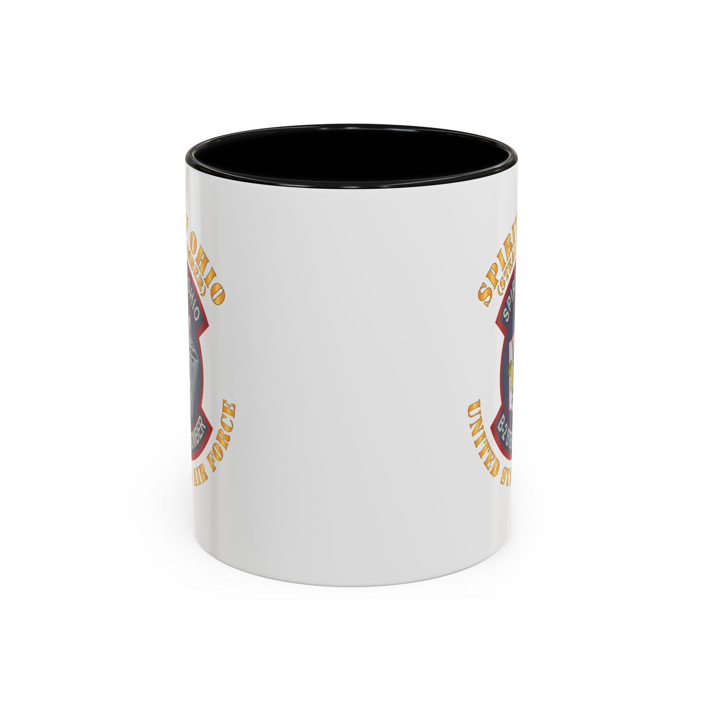 Accent Coffee Mug (11oz & 15oz) - USAF - B2 - Spirit of Ohio - Stealth Bomber X 300