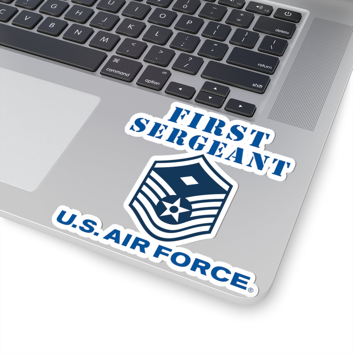 Kiss-Cut Stickers - USAF - First Sergeant (E7b) - 2020 - US Air Force w Text X 300