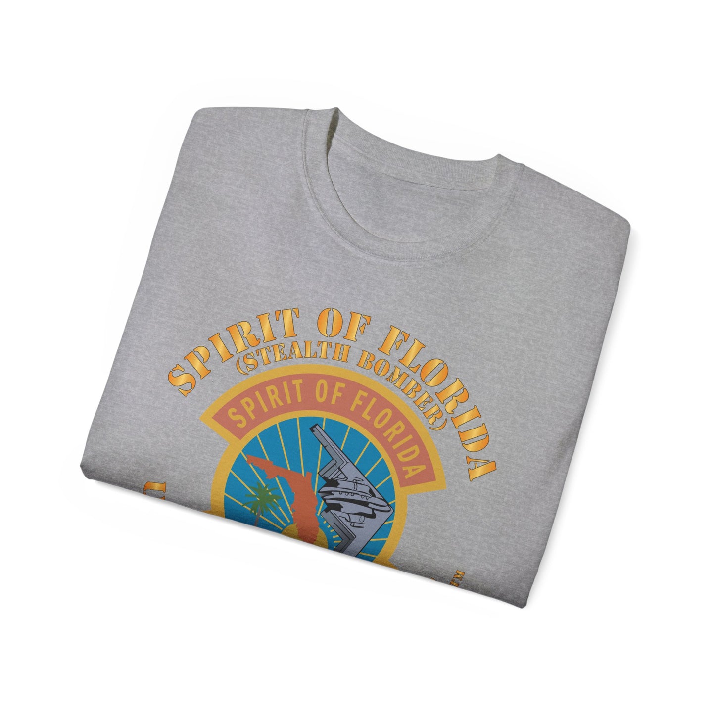 Unisex Ultra Cotton Tee - USAF - B2 - Spirit of Florida - Stealth Bomber X 300
