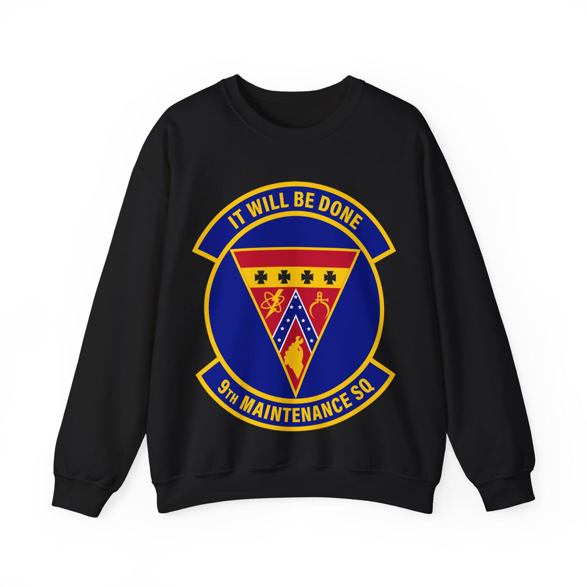 Crewneck Sweatshirt - USAF - 9th Maintenance Squadron wo txt X 300