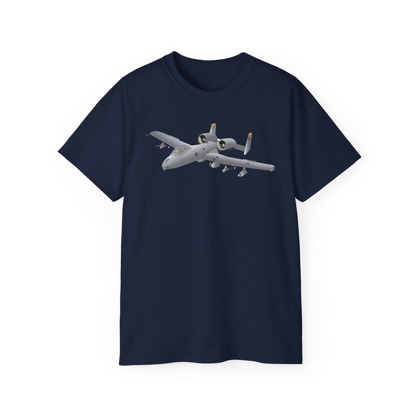 Unisex Ultra Cotton Tee - Aircraft - A10 - Front - Top - Oblique X 300