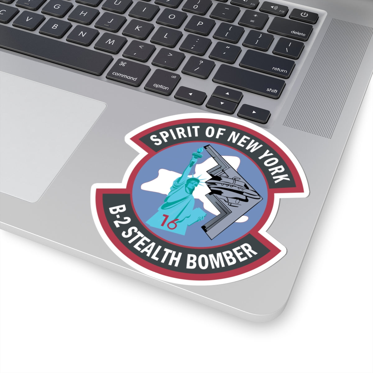 Kiss-Cut Stickers - USAF - B2 - Spirit of New York - Stealth Bomber wo txt X 300