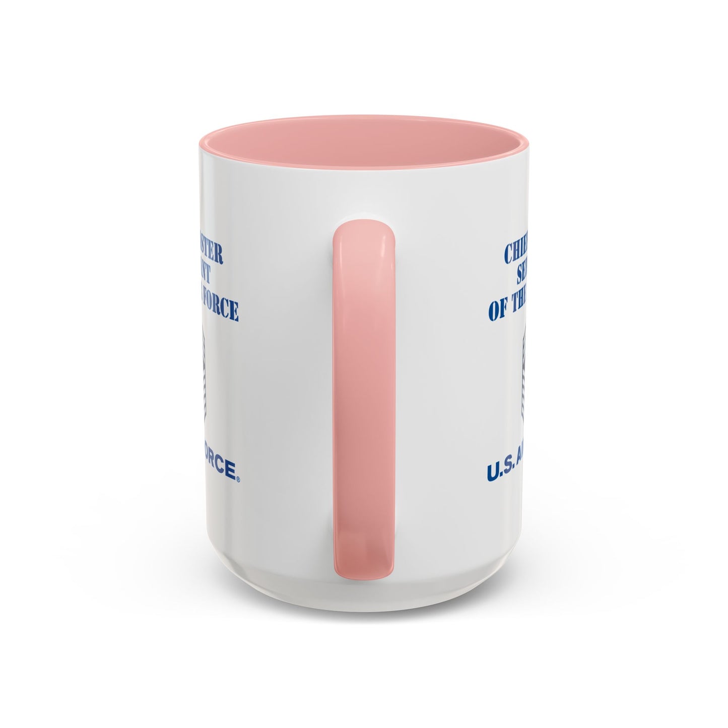 Accent Coffee Mug (11oz & 15oz) - USAF - Chief Master Sergeant of the Air Force (E9d) - US Air Force w Text X 300