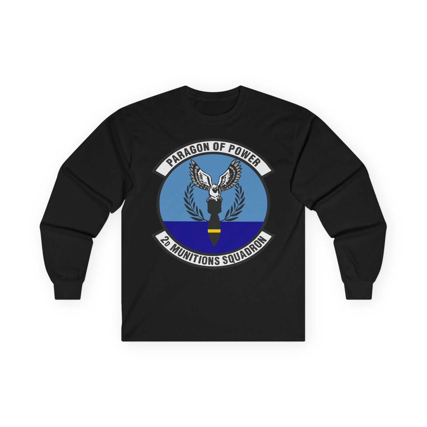 Unisex Ultra Cotton Long Sleeve Tee - USAF - 2nd Munitions Squadron wo txt