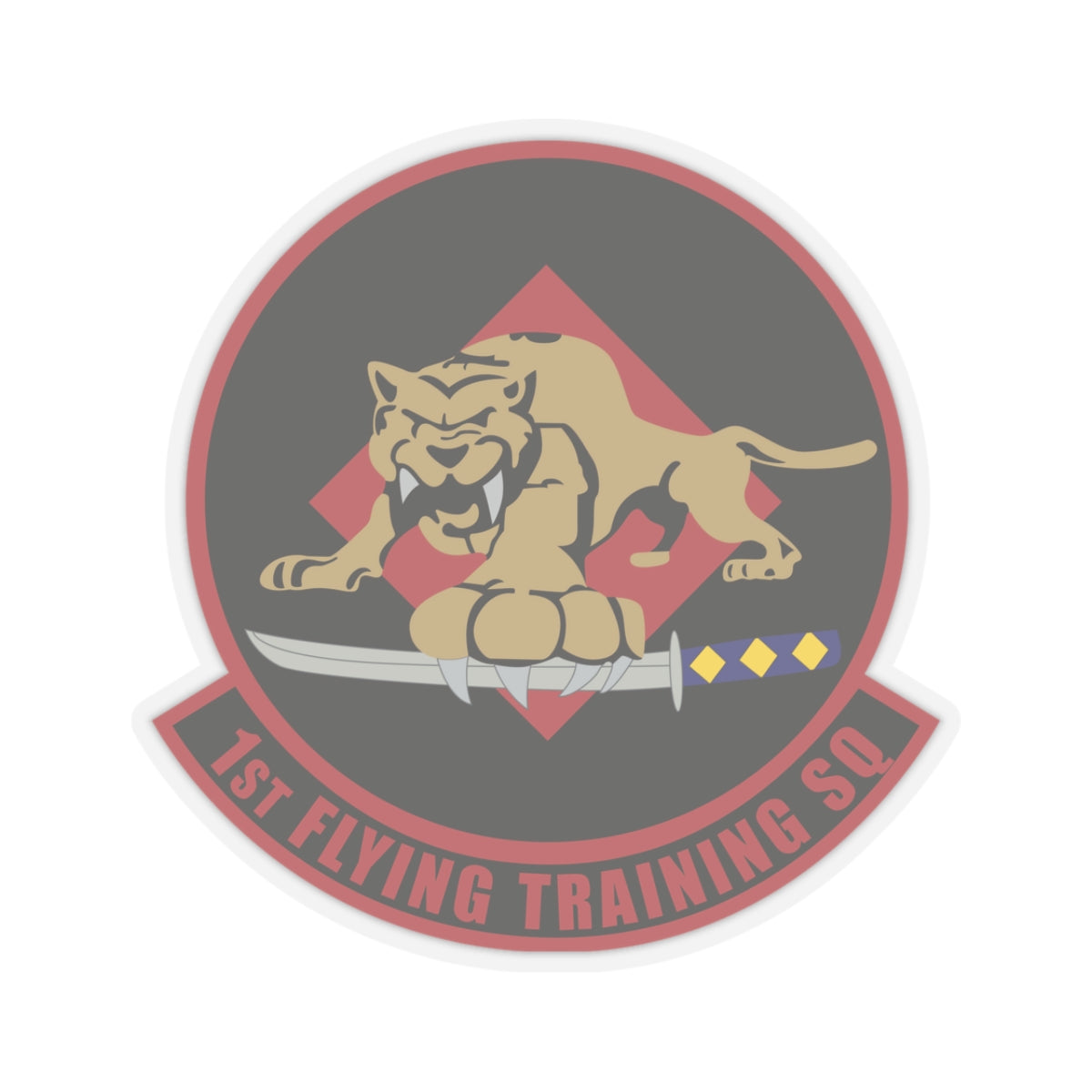 Kiss-Cut Stickers - USAF - 1st Flying Training Squadron (AETC) wo txt