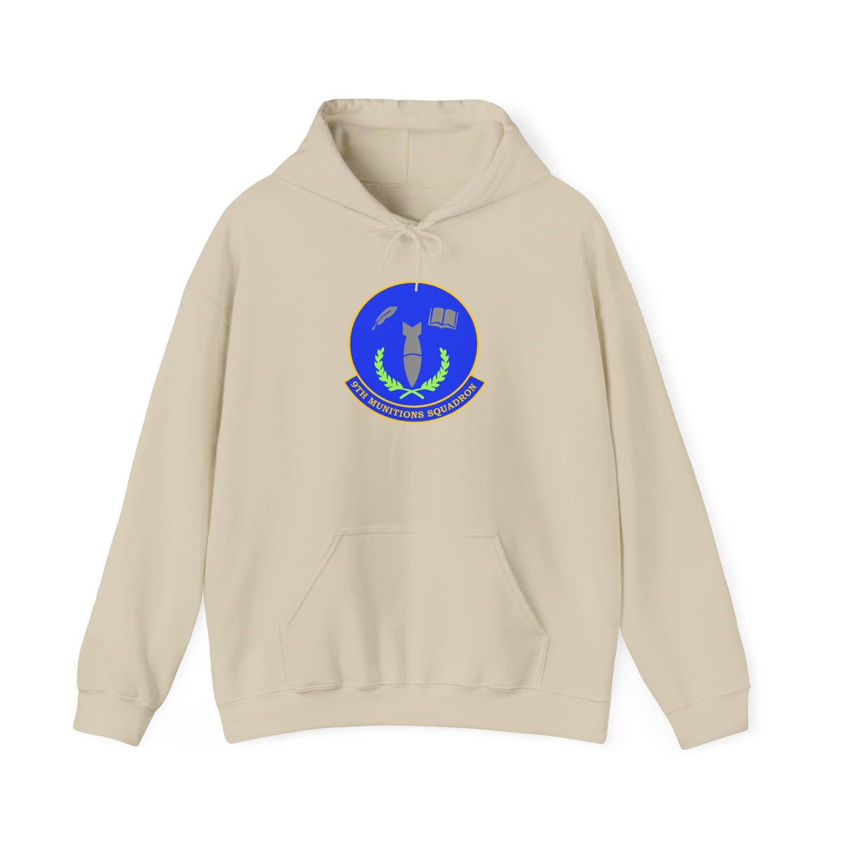 Unisex Heavy Blend Hooded Sweatshirt - USAF - 9th Munitions Squadron wo txt X 300