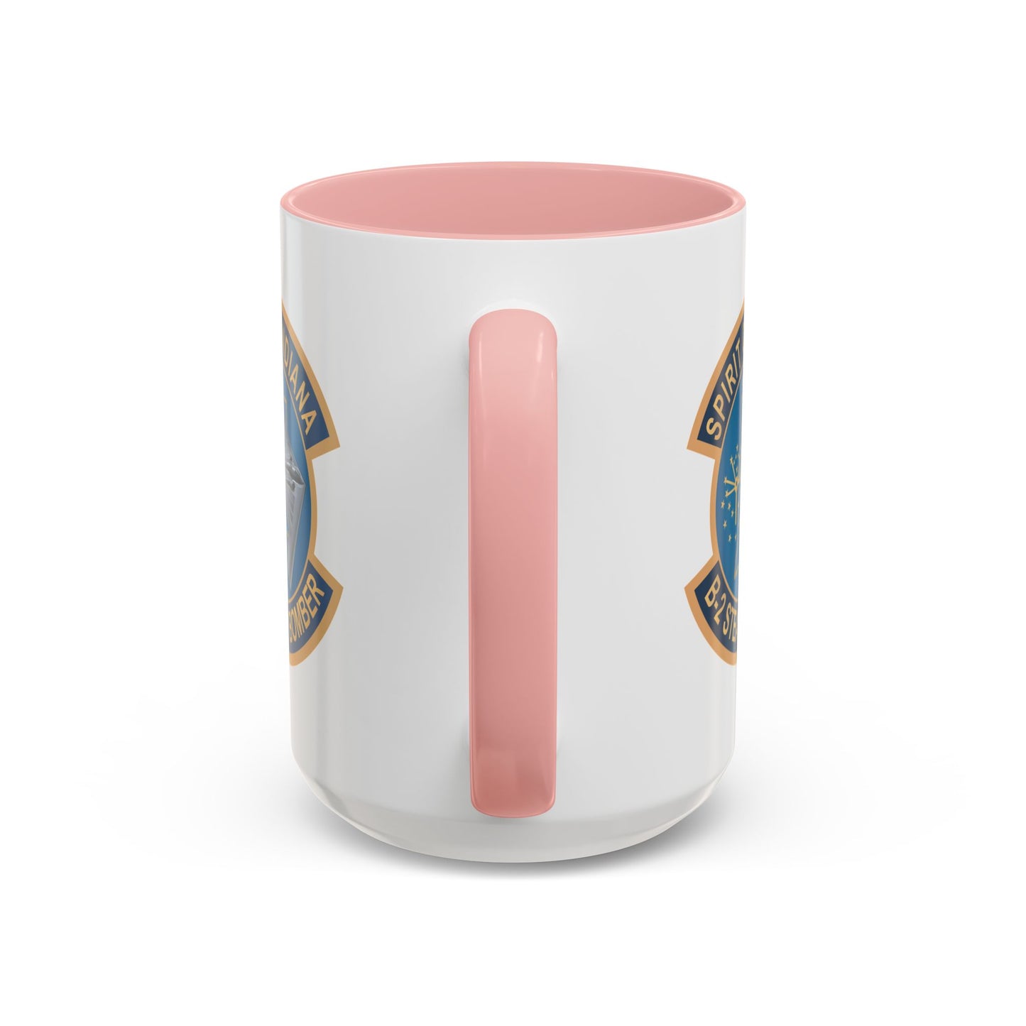 Accent Coffee Mug (11oz & 15oz) - USAF - B2 - Spirit of Indiana - Stealth Bomber wo txt X 300
