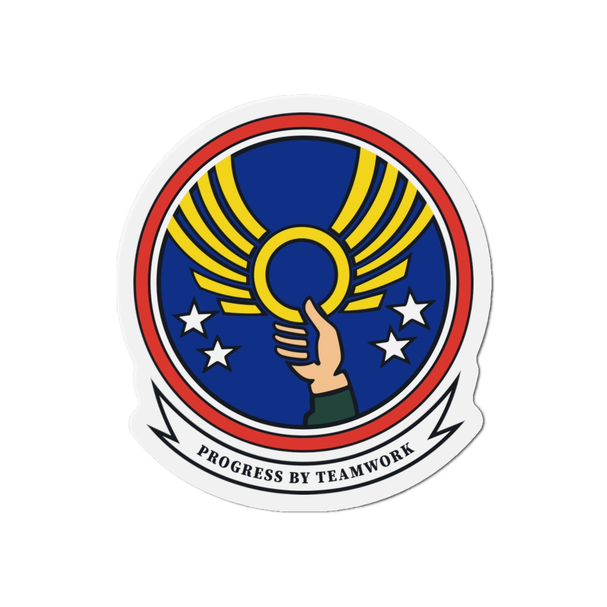 Die-Cut Magnet - USAF - 4th Civil Engineer Squadron wo txt X 300