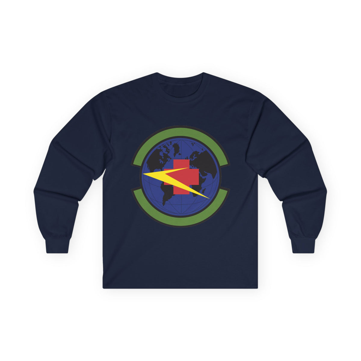 Unisex Ultra Cotton Long Sleeve Tee - USAF - 9th Medical Support Squadron wo txt X 300