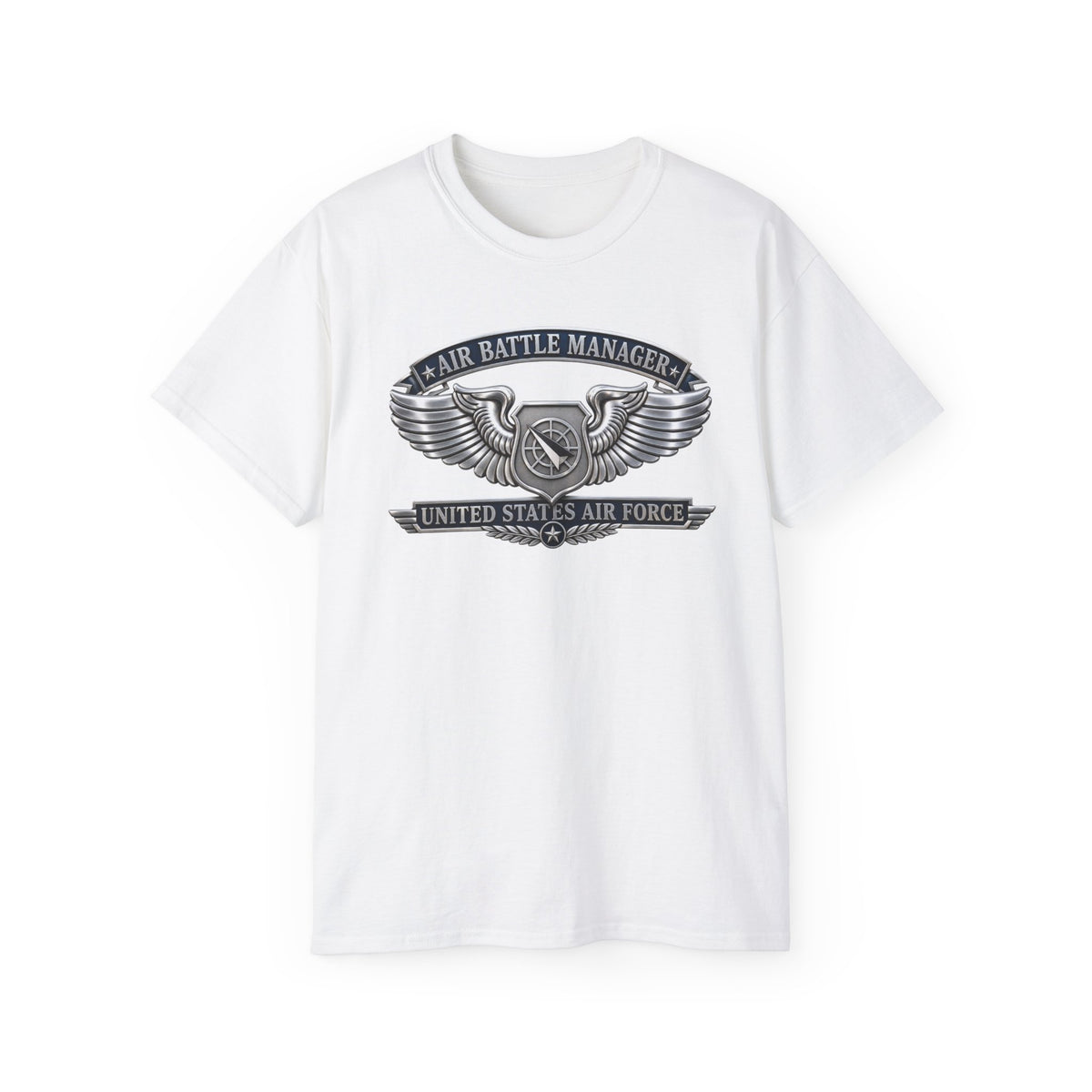Unisex Ultra Cotton Tee - USAF - Air Battle Manager Badge - United States Air Force- 3D - Enhanced