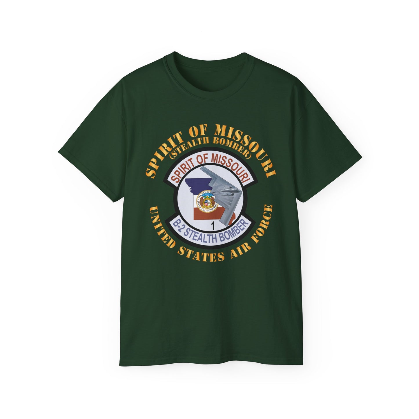 Unisex Ultra Cotton Tee - USAF - B2 - Spirit of Missouri Stealth Bomber X 300