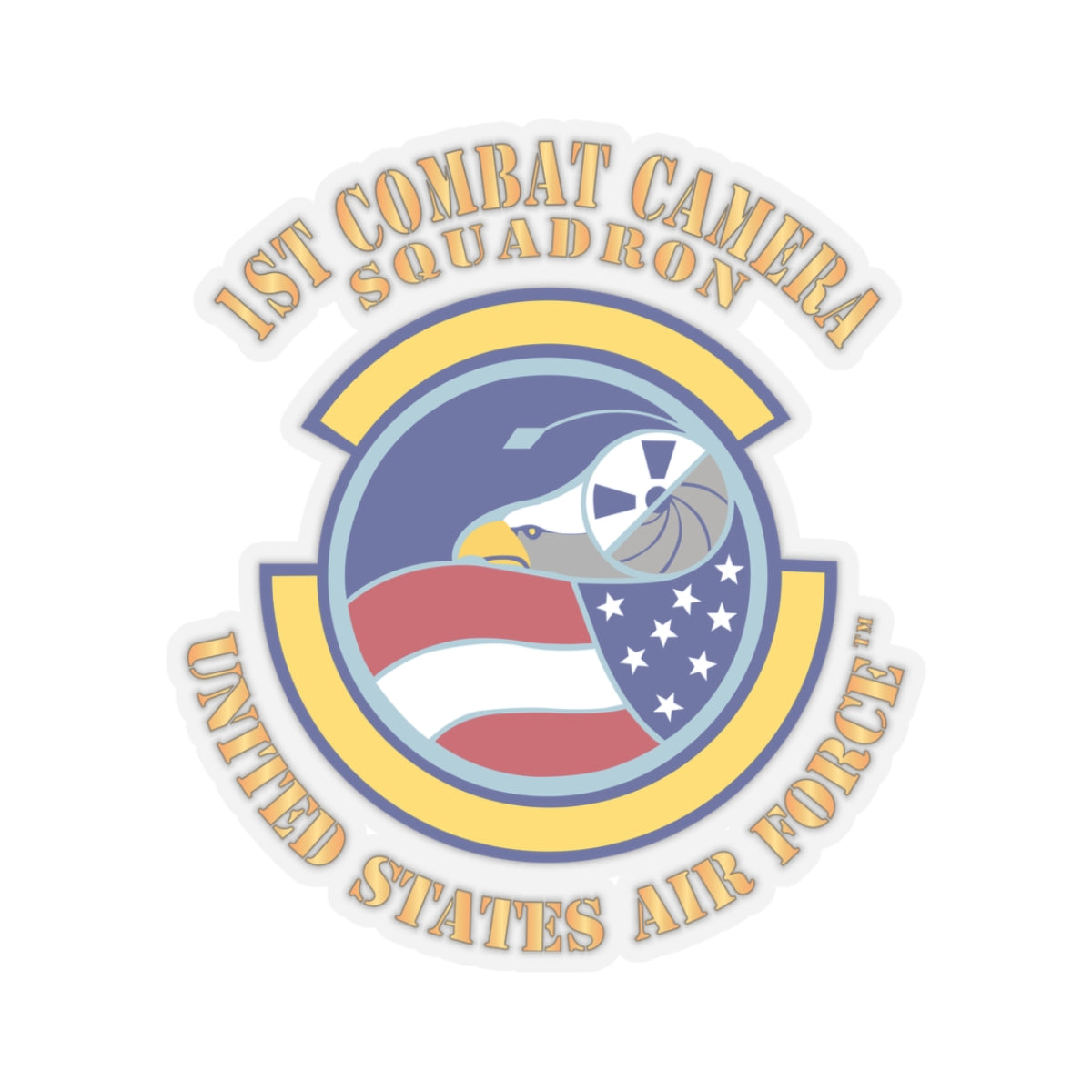 Kiss-Cut Stickers - USAF -  1st Combat Camera Squadron