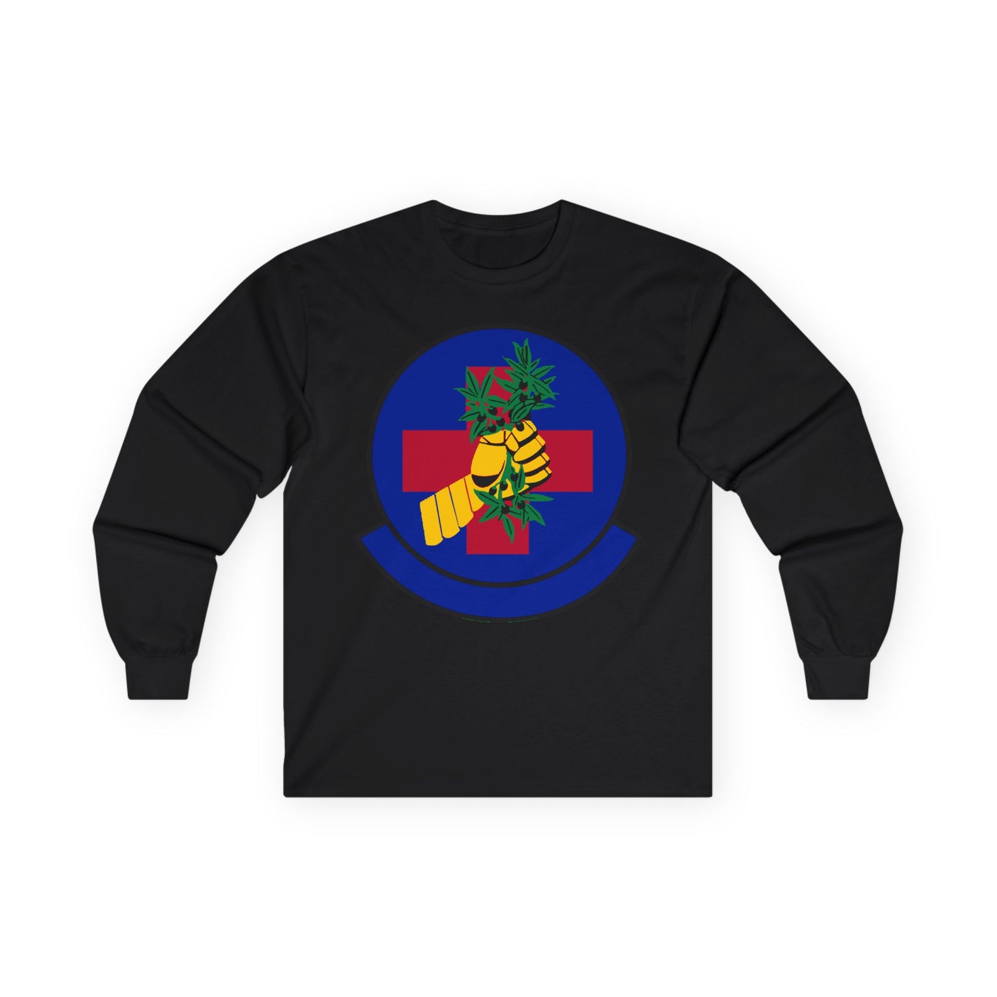 Unisex Ultra Cotton Long Sleeve Tee - USAF - 2nd Healthcare Operations Squadron wo txt