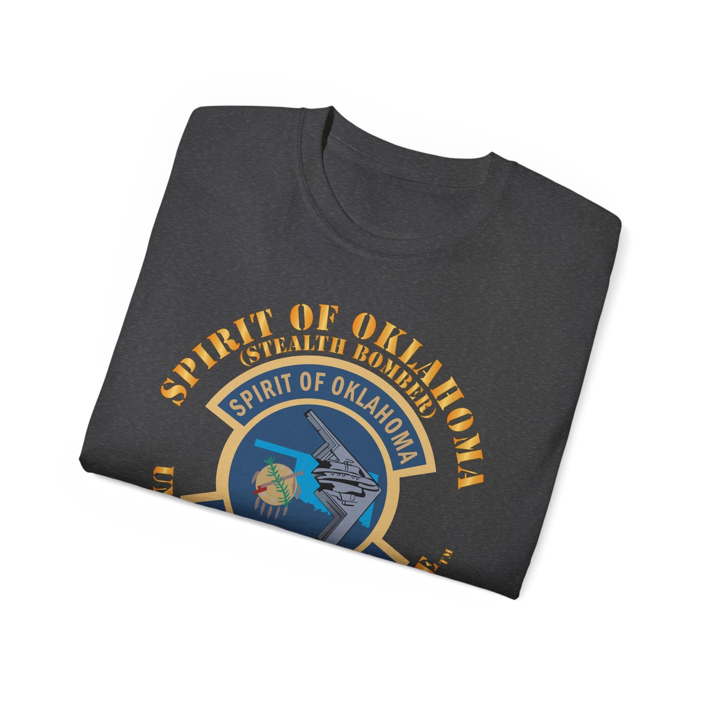 Unisex Ultra Cotton Tee - USAF - B2 - Spirit of Oklahoma - Stealth Bomber X 300