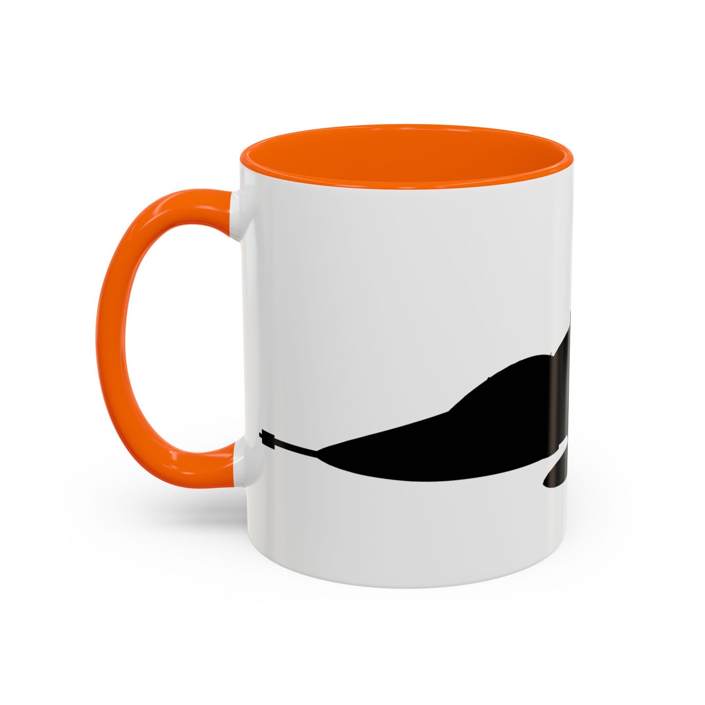 Accent Coffee Mug (11oz & 15oz) - Aircraft - A-4 SkyHawk - Silhouette X 300