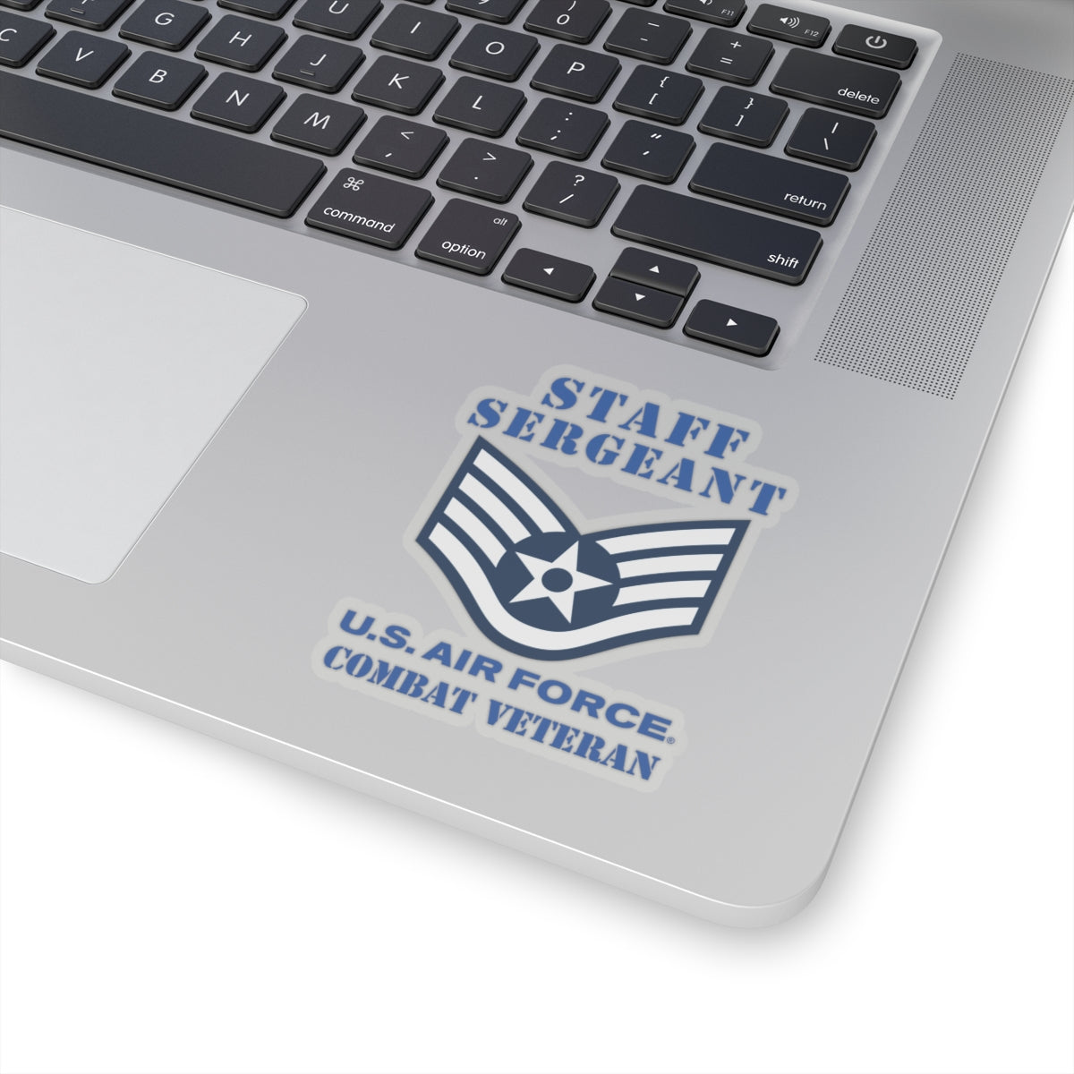 Kiss-Cut Stickers - USAF - Staff Sergeant (E5) - 2020 - Combat Veteran