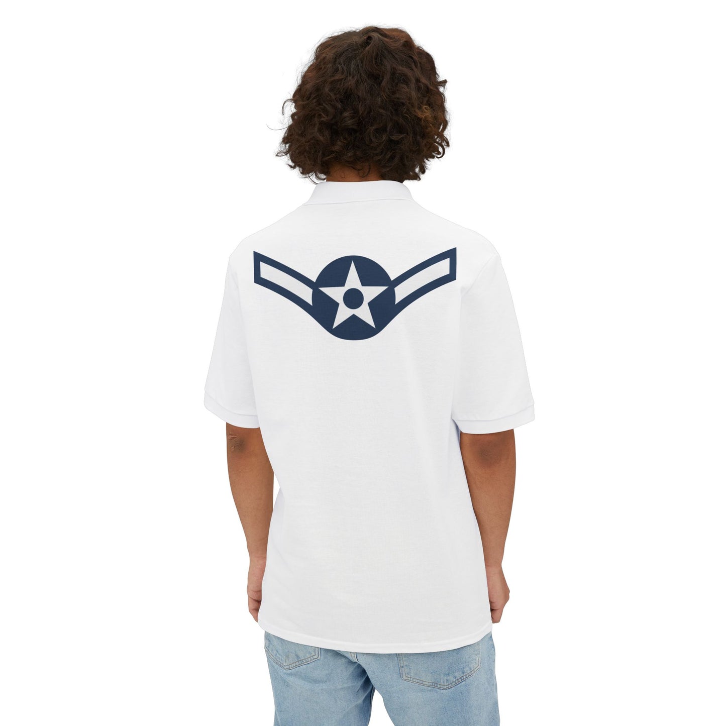 Men's Piqué Polo - USAF - Airman (E2) - 2020