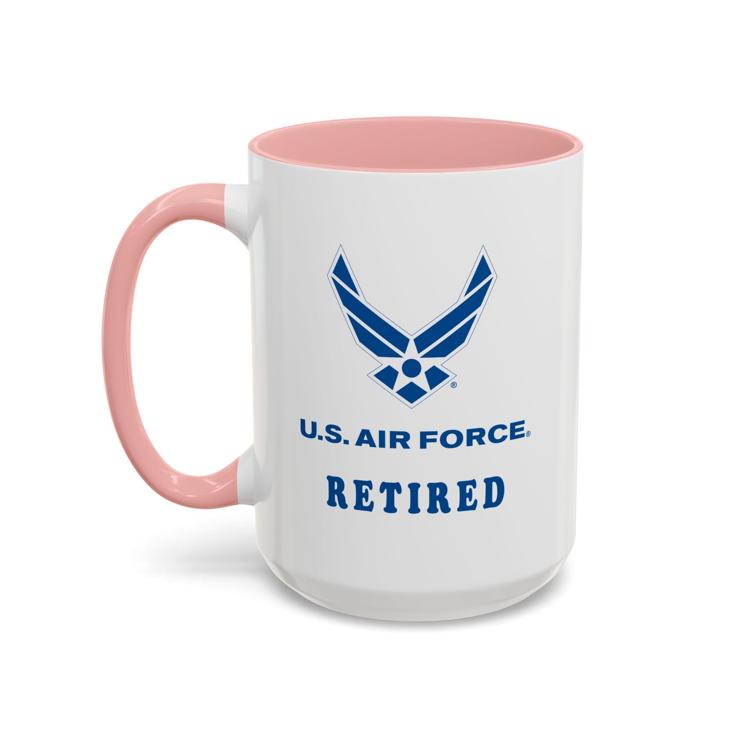 Accent Coffee Mug (11oz & 15oz) - USAF - Air Force - Retired X 300