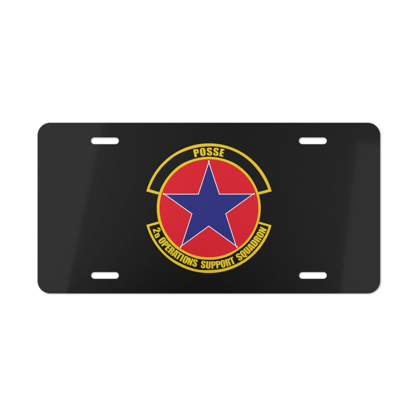 License Plate - USAF - 2nd Operations Support Squadron wo txt