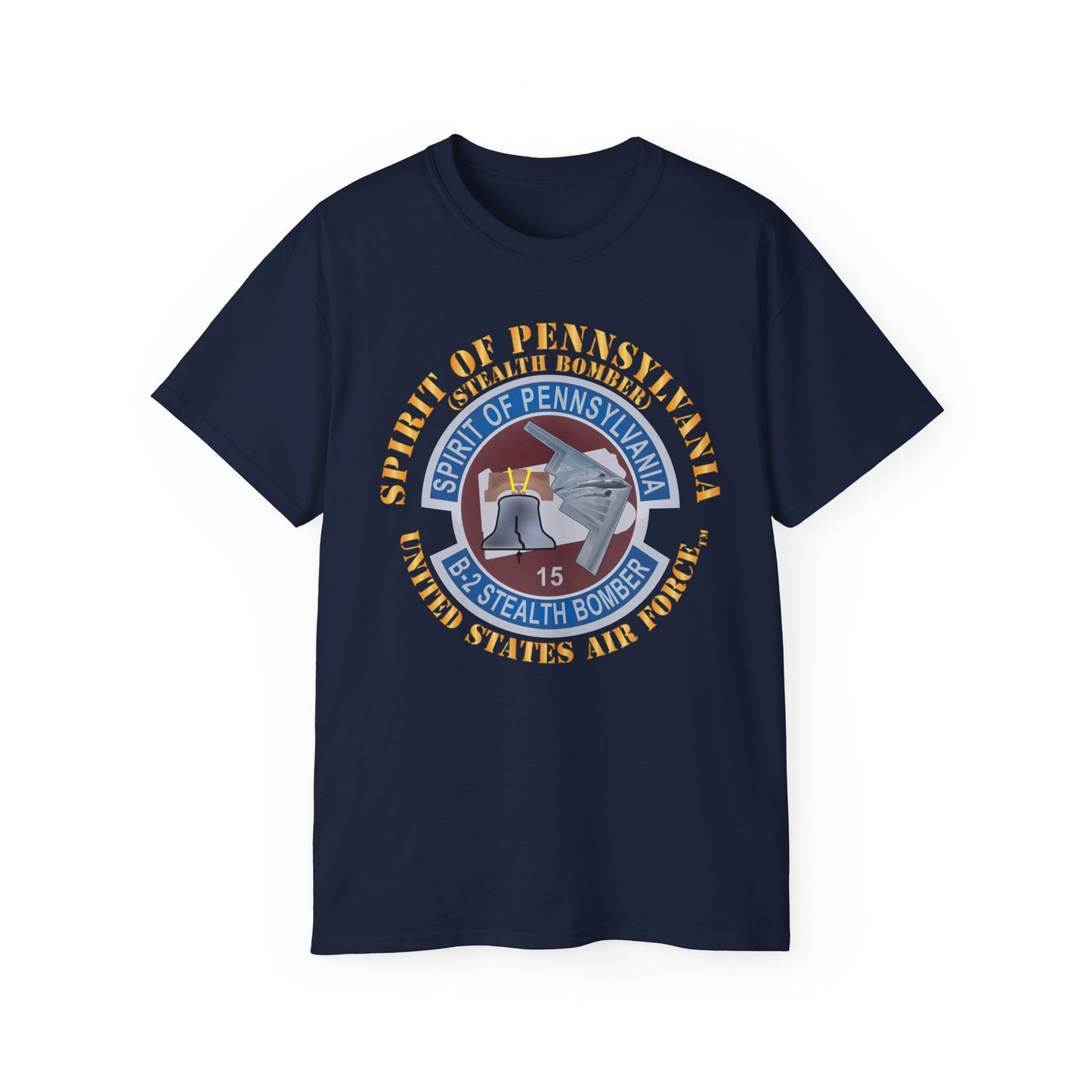 Unisex Ultra Cotton Tee - USAF - B2 - Spirit of Pennsylvania Stealth Bomber X 300