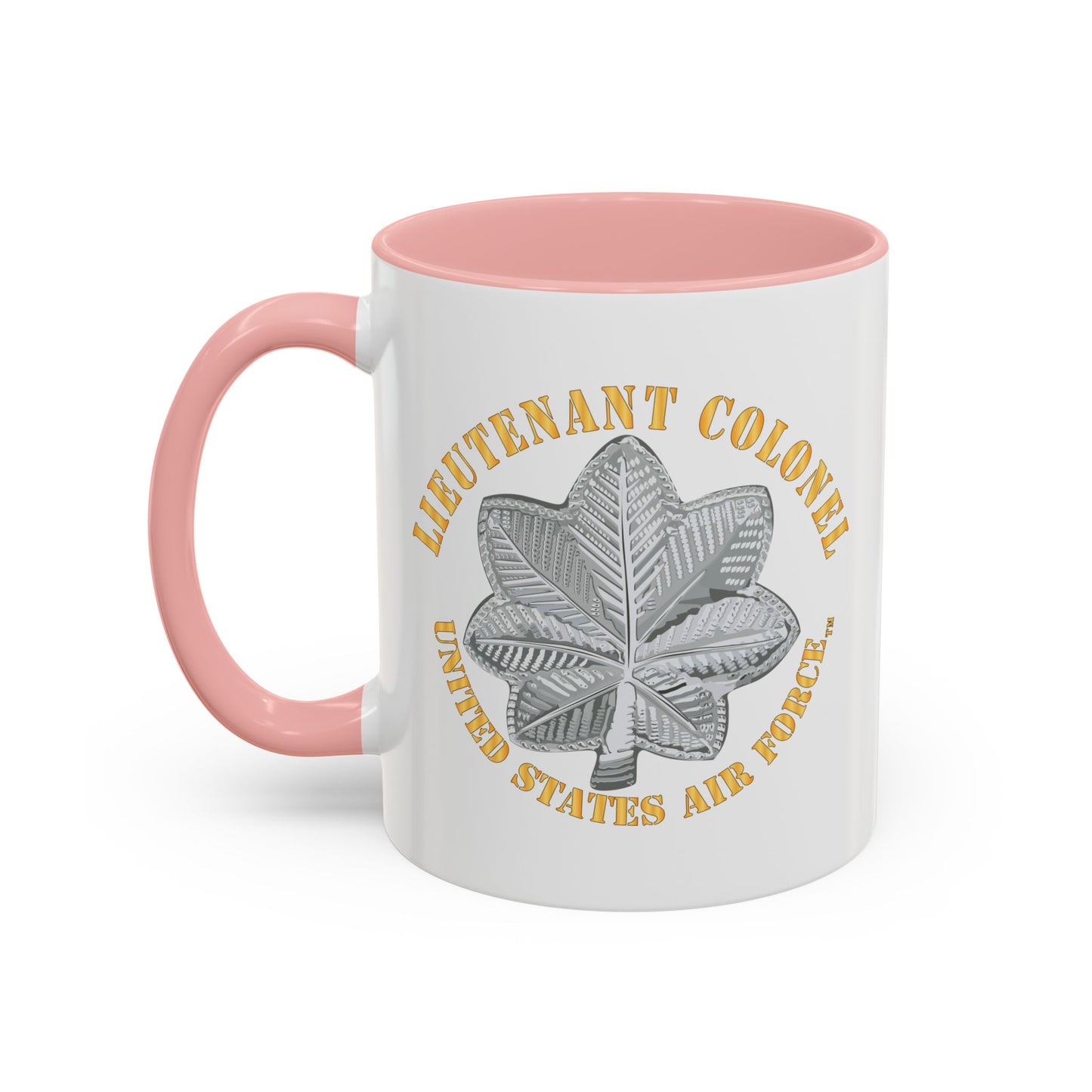 Accent Coffee Mug (11oz & 15oz) - USAF - Lieutenant Colonel - LTC - TM X 300