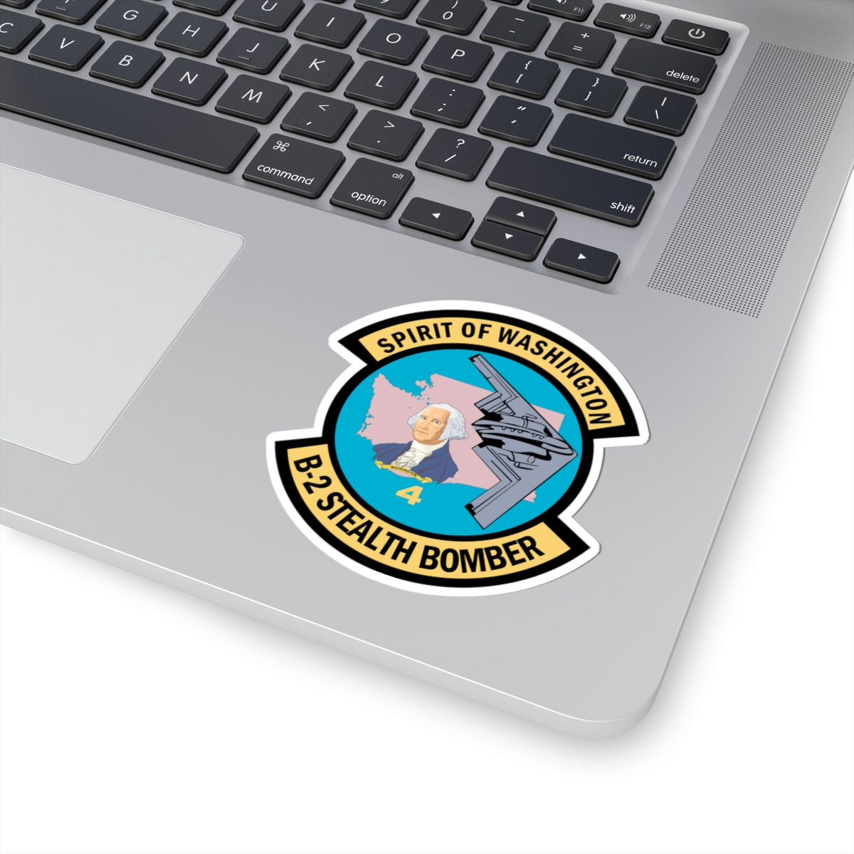 Kiss-Cut Stickers - USAF - B2 - Spirit of Washington - Stealth Bomber wo txt X 300