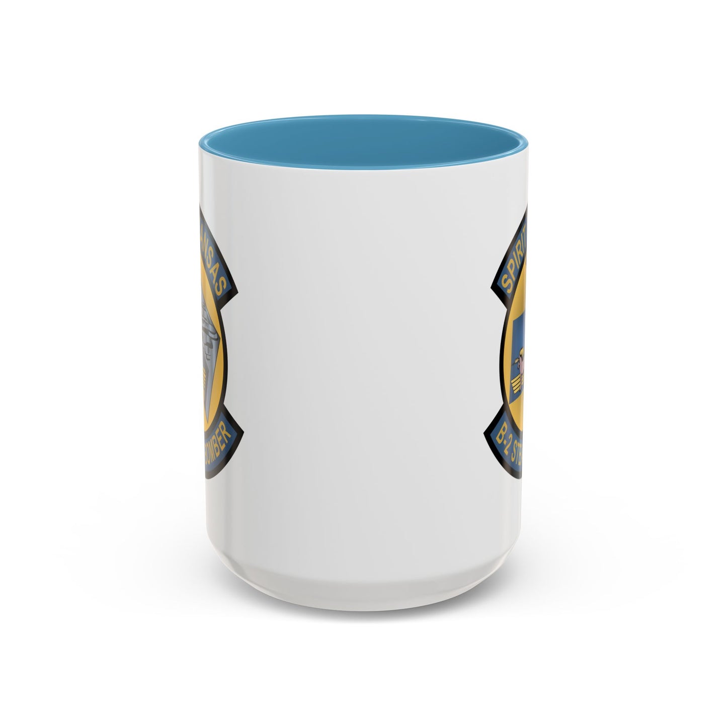 Accent Coffee Mug (11oz & 15oz) - USAF - B2 - Spirit of Kansas - Stealth Bomber wo txt X 300