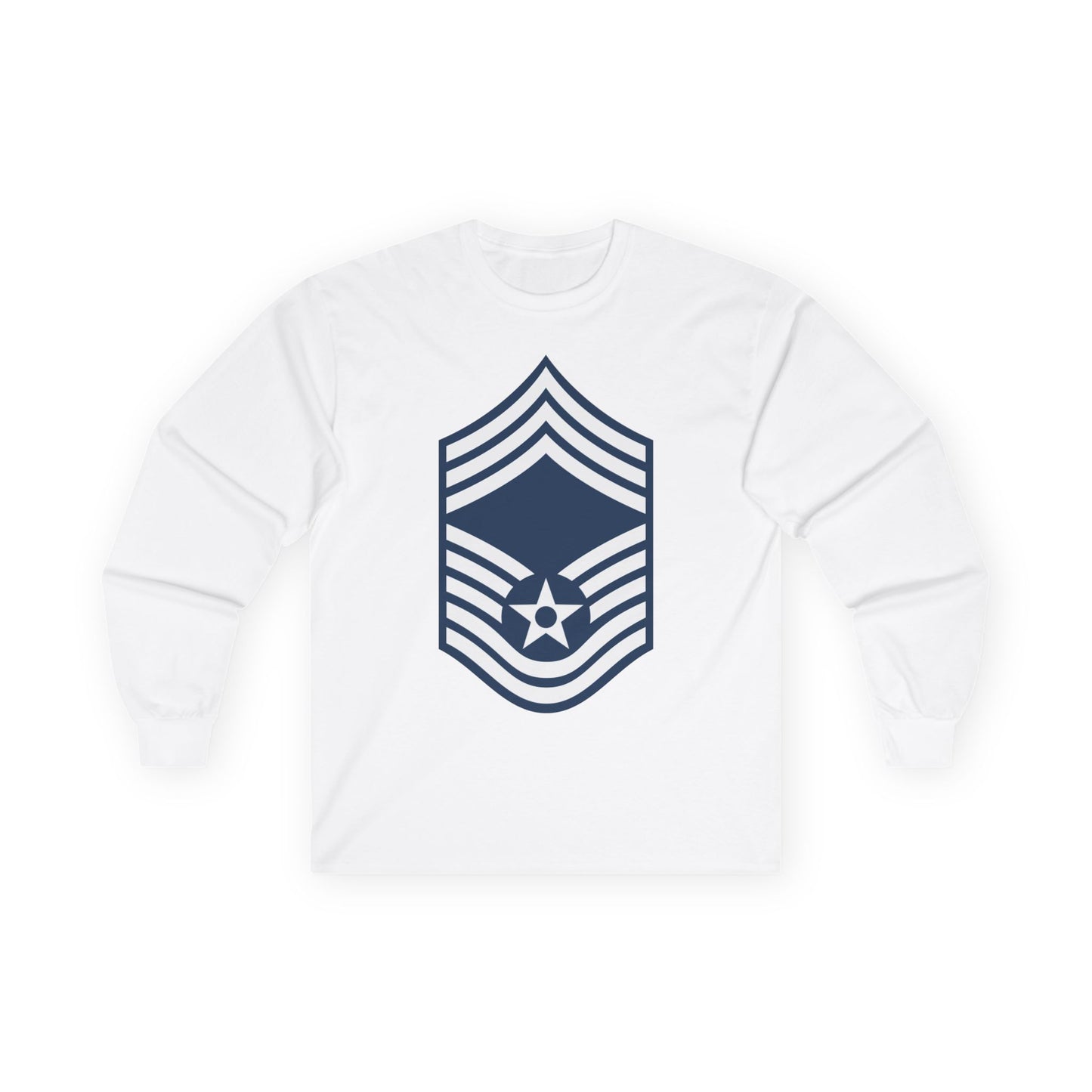 Unisex Ultra Cotton Long Sleeve Tee - USAF - Chief Master Sergeant (E9a) - 2020