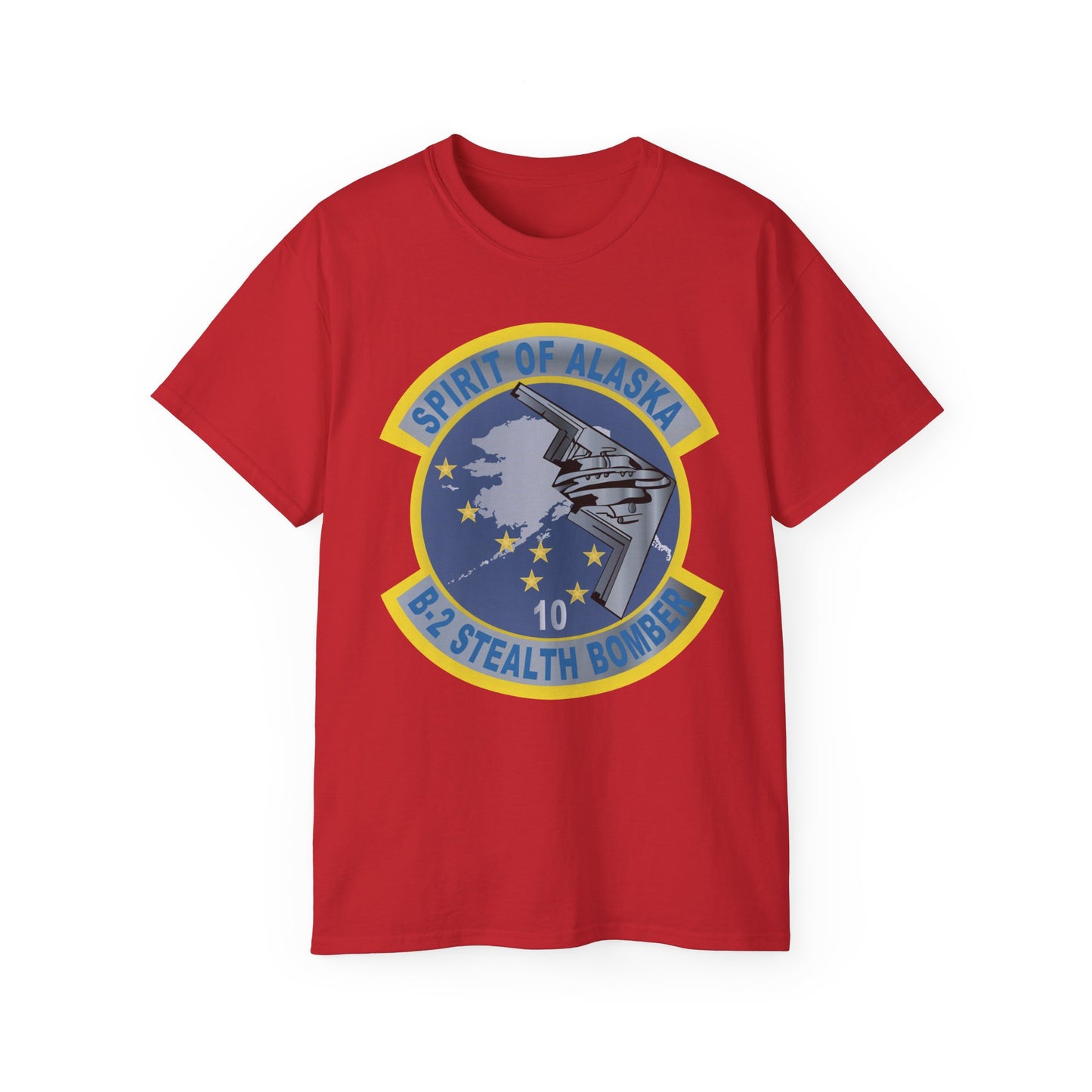 Unisex Ultra Cotton Tee - USAF - B2 - Spirit of Alaska - Stealth Bomber wo txt X 300