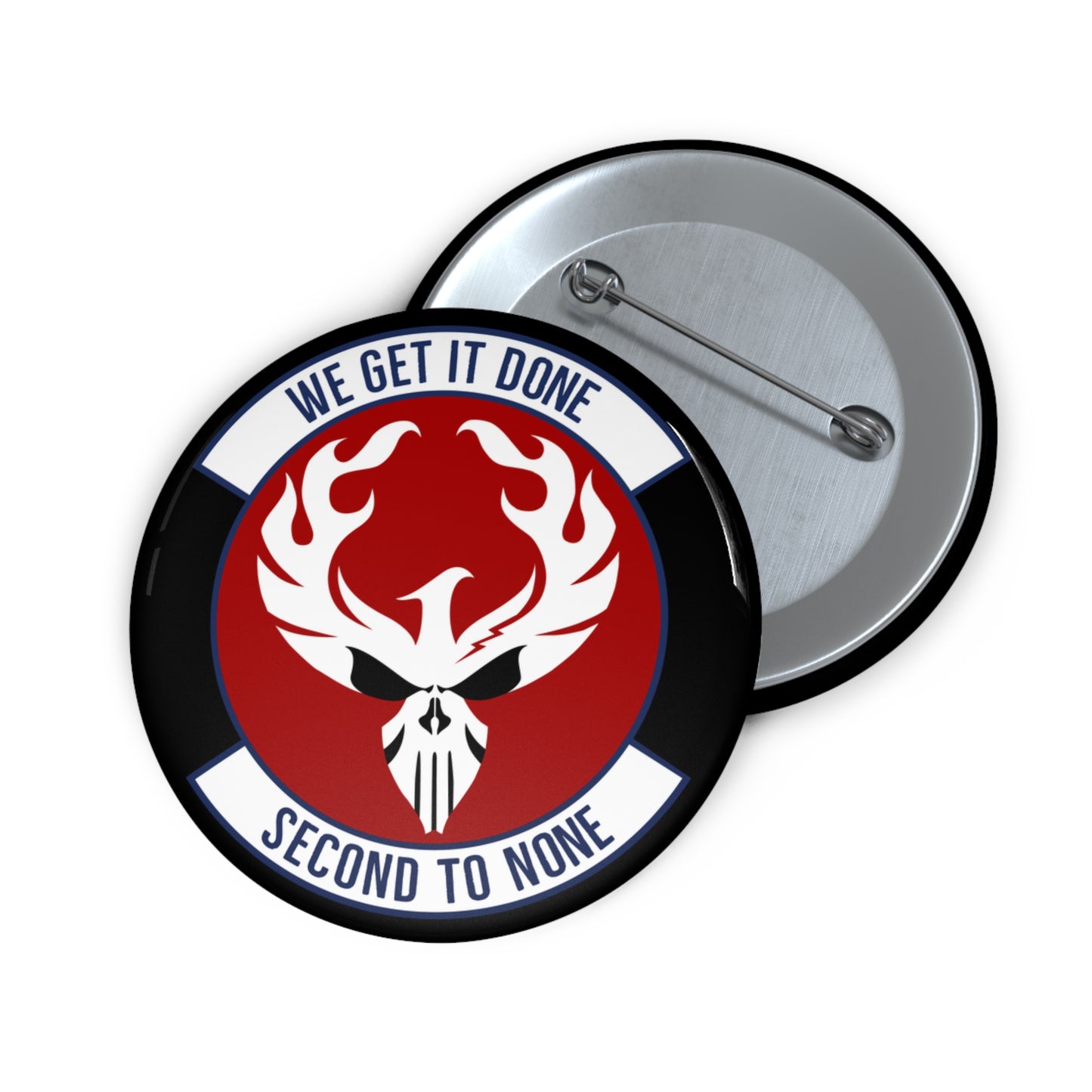 Custom Pin Button - USAF - 2d Audiovisual Squadron wo txt